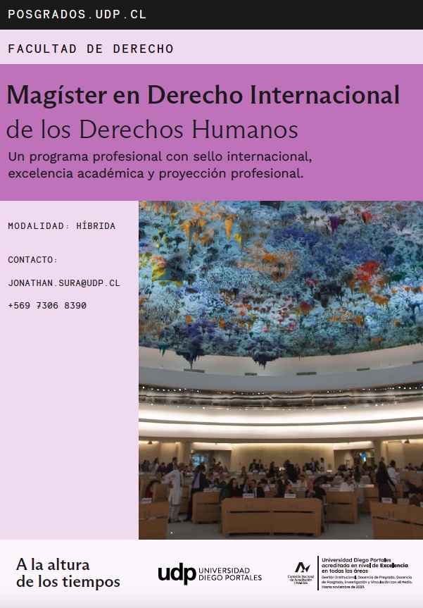 Magíster en Derecho Internacional de los Derechos Humanos - Posgrados y ...
