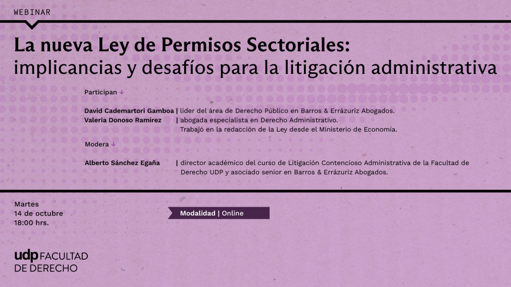 WEBINAR "LA NUEVA LEY DE PERMISOS SECTORIALES: IMPLICANCIAS Y DESAFÍOS ...